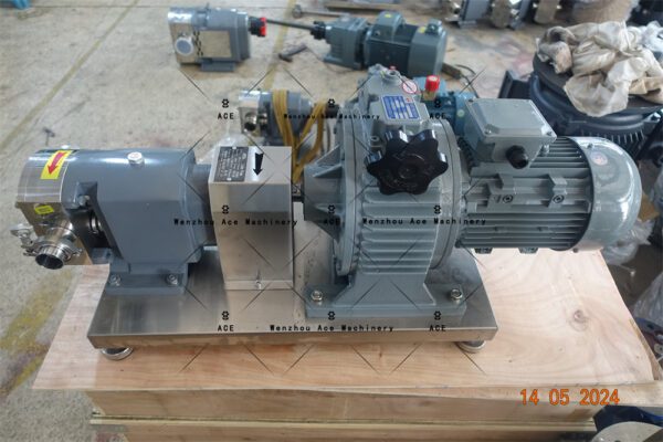 sanitary rotary lobe pump