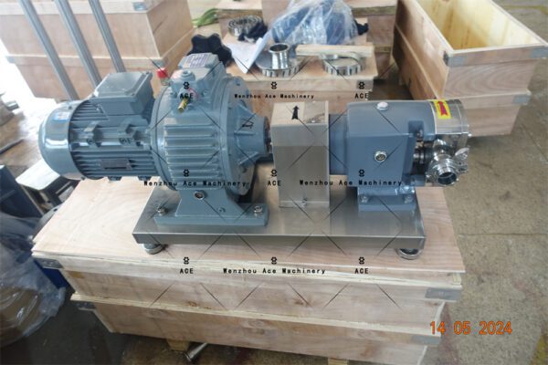 sanitary rotary lobe pump