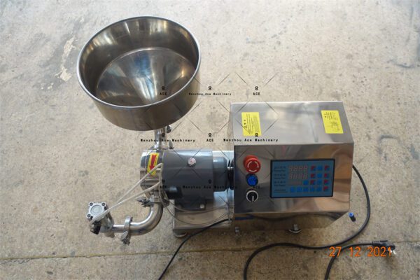 lobe pump filling machine