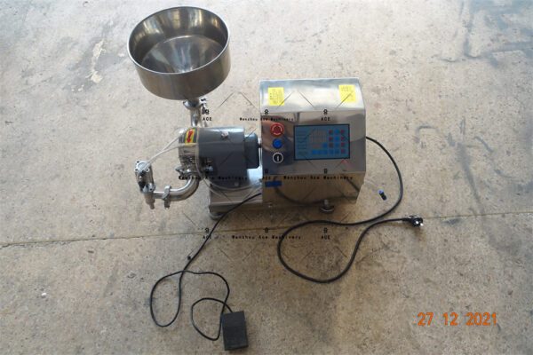 lobe pump filling machine