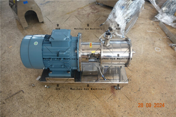 inline homogenizer pump