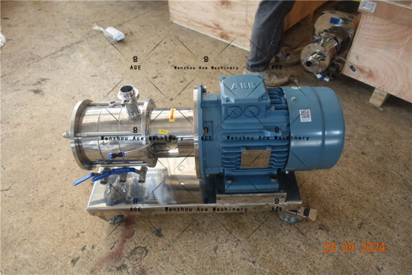 inline homogenizer pump