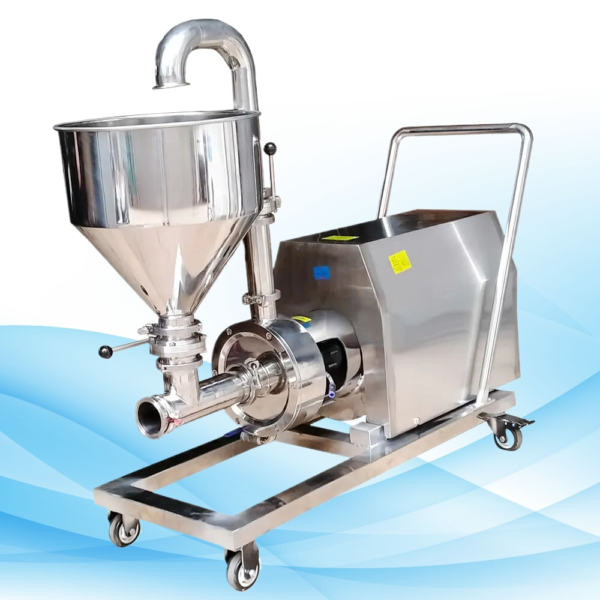 inline emulsifier with hopper